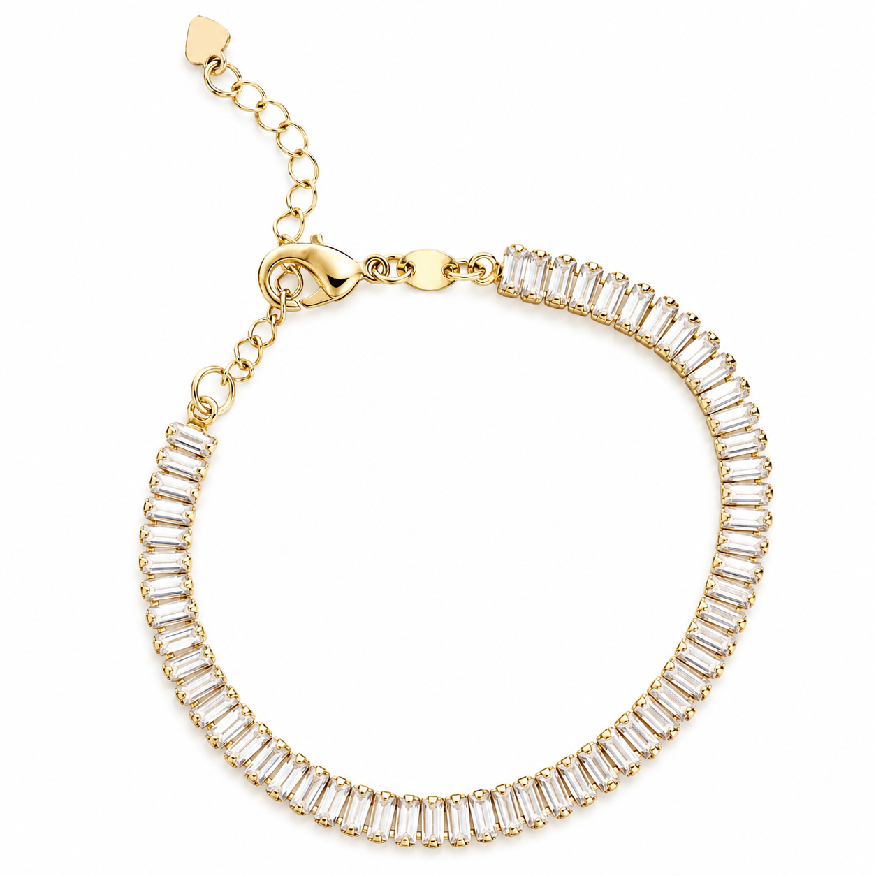 Amara Baguette Tennis Bracelet