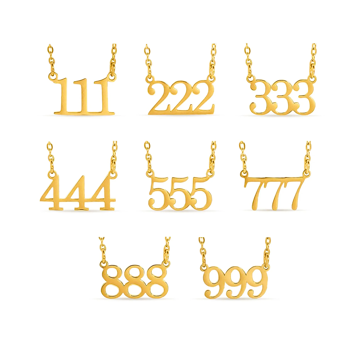 Angel Numbers Necklace