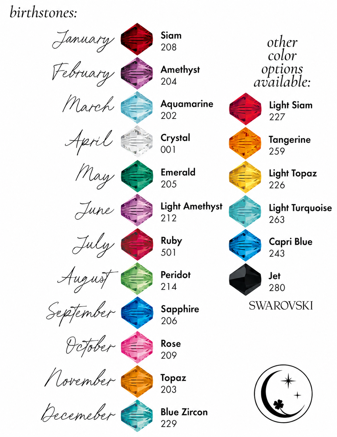 Birthstone Beaded Bracelet