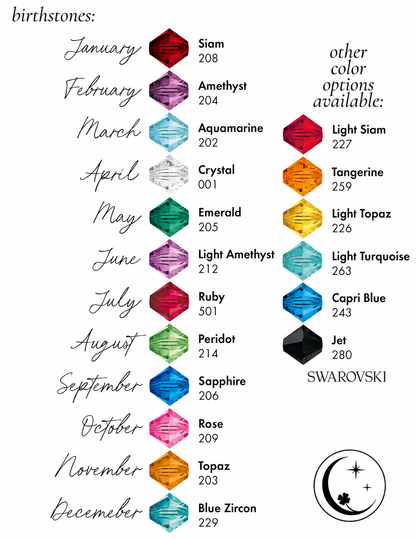 Birthstone Beaded Bracelet