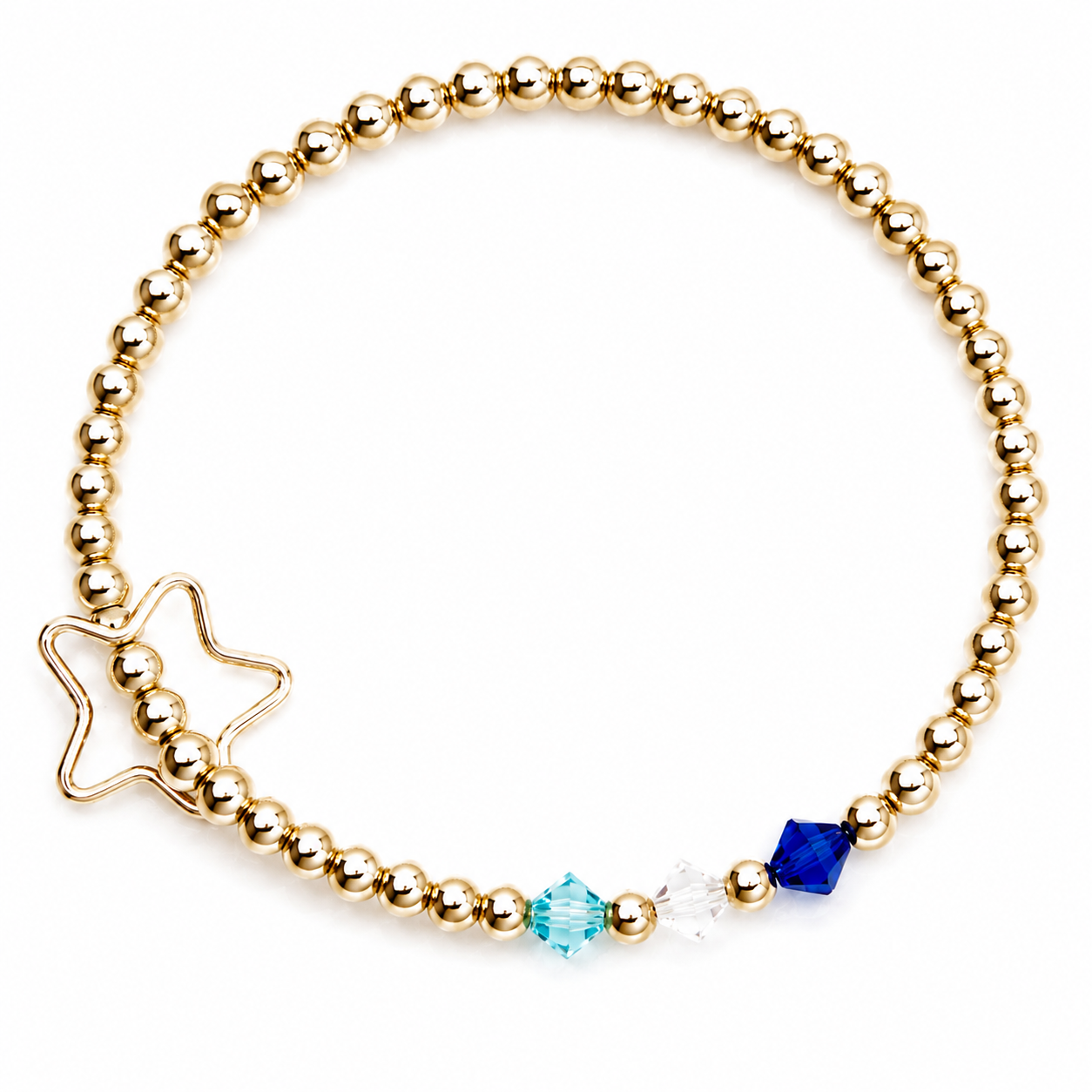 Birthstone Beaded Bracelet