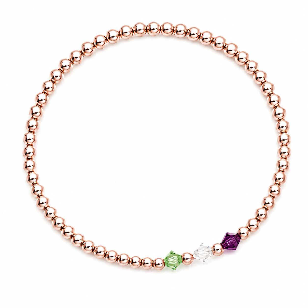 Birthstone Beaded Bracelet