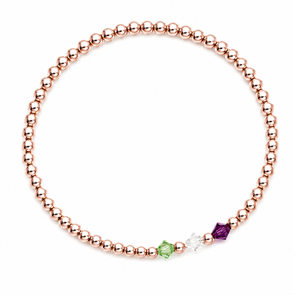 Birthstone Beaded Bracelet