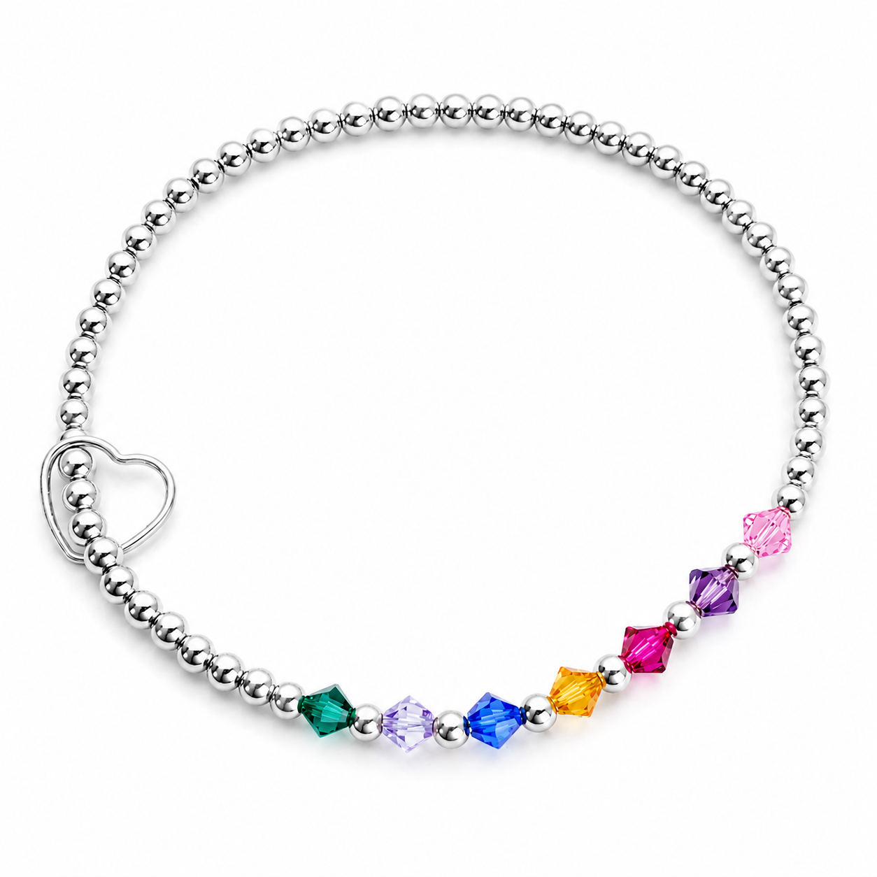Birthstone Beaded Bracelet