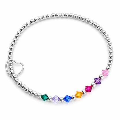 Birthstone Beaded Bracelet