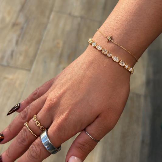 Hera Mixed Diamond Tennis Bracelet