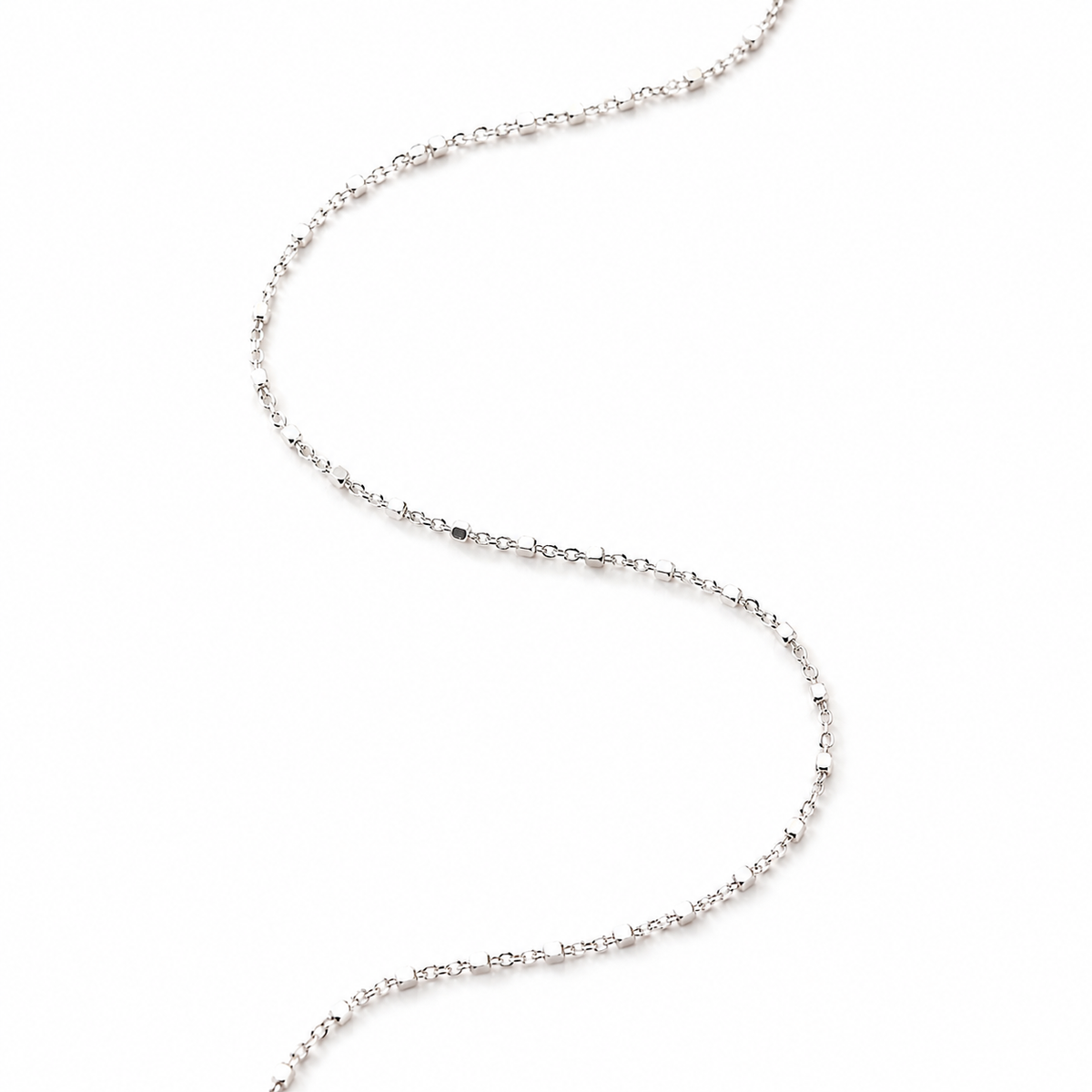 Minerva Mirror Cube Chain Necklace
