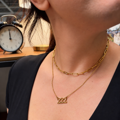 Osiris Paperclip Chain Necklace
