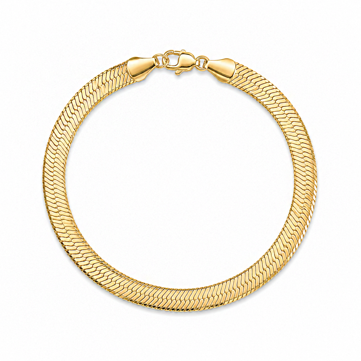 Pythia Herringbone Chain Bracelet