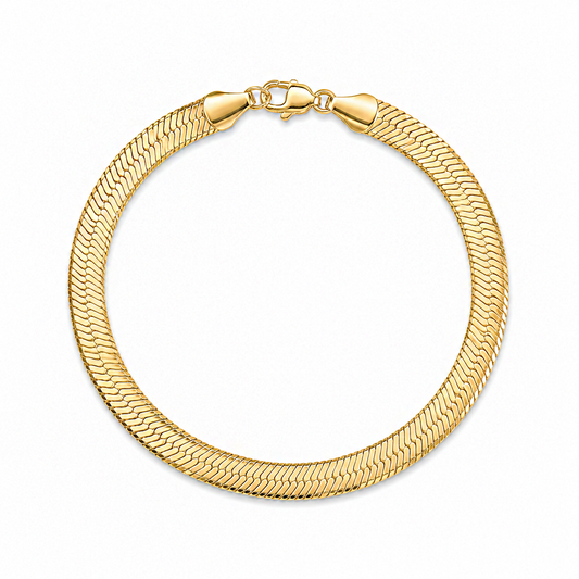 Pythia Herringbone Chain Bracelet