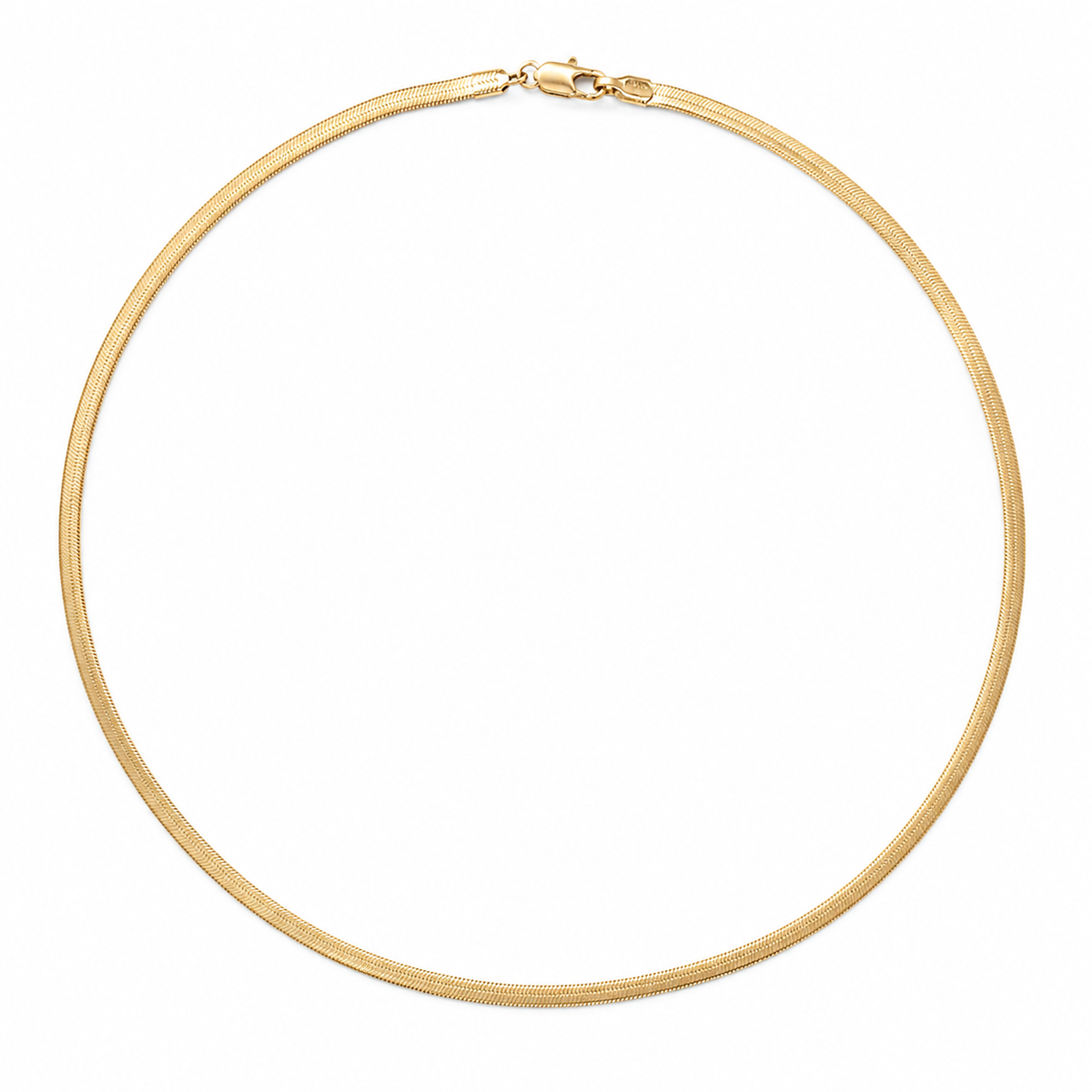 Pythia Herringbone Chain Necklace
