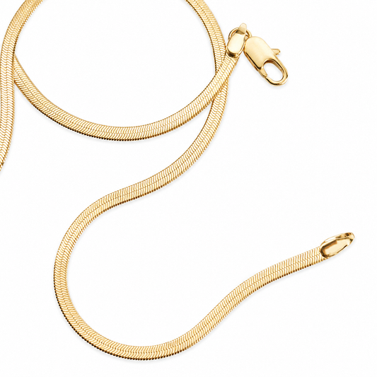 Pythia Herringbone Chain Necklace