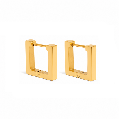 Tetra Clicker Huggie Earrings